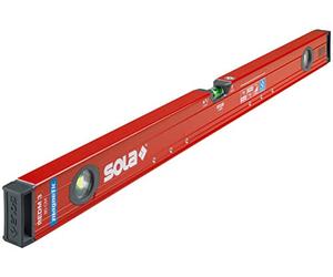Sola 01812801 REDM - Nivel magnético (aluminio, 800 mm), color rojo