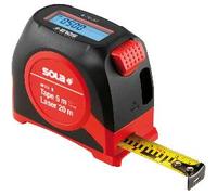 Sola mettec - cinta métrica digital (5 m) y telémetro (20 m) - cinta