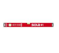Sola SM RED - Nivel de aluminio de 100 cm con 2 burbujas