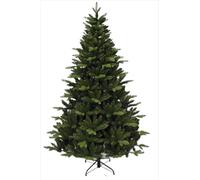 Solagua Árbol de Navidad Artificial Automontable Abeto Extra Relleno de Doble Hojas Combinadas 150-210cm Abies C/Soporte Metálico (Verde, 180cm)