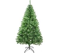 SOLAGUA Árbol de Navidad Artificial C/Efecto Brillo, Arboles con Hojas de Espumillón 120cm a 210cm de Primera Calidad, Súper Natural con el Soporte Metálico.(Verde Brillo, 180cm 477Tips)