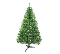 SOLAGUA Árbol de Navidad Artificial C/Efecto Brillo, Arboles con Hojas de Espumillón 120cm a 210cm de Primera Calidad, Súper Natural con el Soporte Incluído.(Verde Brillo, 120cm 184Tips)