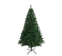 SOLAGUA Árbol de Navidad Artificial Extra Relleno Abeto de Hoja Espumillón 150-240cm Arboles C/Soporte Metálico (Verde Oscuro, 240cm 1438Tips)