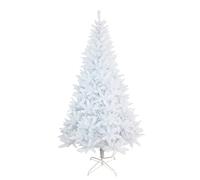 SOLAGUA Árbol de Navidad Artificial Extra Relleno, Arboles con Hojas de Espumillón 150cm a 300cm de Primera Calidad, Súper Natural C/Soporte Metálico.(Blanco, 180cm 617Tips)