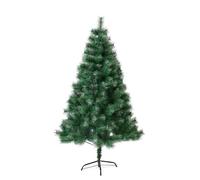 Solagua Árbol de Navidad Pino 120-210cm, Abeto Artificial Ignífugo con Hojas de Aguja, Decoración Navideña Ideal para Hogar, Oficina y Local con Soporte Metálico (120 cm, Verde)