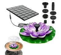 Solar Bird Bath Fountain - Floating | 1.2W, Flower Shape, Water Pump