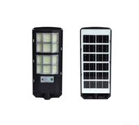 Solar LED Lámpara al aire libre 264 LED Smart Auto (318mm) | Construcción de alta resistencia, revestimiento resistente a los rayos UV, diseño impermeable, acabado negro, larga vida útil