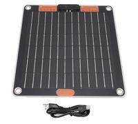 Solar Panel Battery Charger, Fast Charging 30W Power Bank Solar Panel, Portable Cell Pack with 2 USB Ports, Energy Backup For Camping, Hiking & Backpacking, 1.06x0.98x0.12 Inches