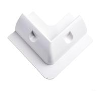 Solar Panel Mounting Brackets 6pcs Adjustable Angle Kit(White) | Adjustable tilt angle, maximizes sun exposure, 6-piece set, fits aluminum frames, RV and boat use