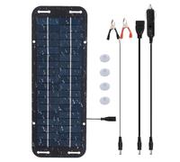 Solar Panel - Portable Solar Battery Charger Trickle Maintainer | 18v 5w Portable Solar Panel Kit For Car Motorcycle Marine Rv Trailer Truck Tractor Lawn Mower Generator Battery Trickle Cha
