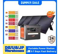 SOLARPLA2500W 2304WH LiFePo4 estación de energía Solar portátil Camping generadores al aire libre 220V batería de respaldo móvil 200W Panel Solar 2500W with 1 X 200W