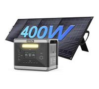SolarPlay Estación de energía portátil Q2501,generador solar 2160 Wh Batería LiFeP04 con(4800 W pico)230 V,UPS, 1,5 h de carga completa,Apto para caravanas de camping. (Q2501+200W*2)
