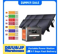 SOLARPLAY Q2402M Generador solar 2500W 220V Estación de energía de la UE con batería de panel solar plegable de 18V 200W Sistema completo de juego 2500W with 2 X 200W