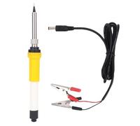 Soldador automático con clip de cocodrilo, Plancha eléctrica con pinza de cocodrilo, DC 12V 60W Soldador eléctrico portátil con pinza de cocodrilo para coche para soldadura y reparación de cableado