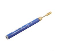 Soldador de gas butano, inalámbrico, recargable, con control de llama variable para plata, cobre, aluminio, oro, joyas, reparación, bricolaje, hogar y exterior, uso en color azul, 1 unidad