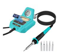 Soldador inalámbrico para batería Makita de 18 V, kit de soldador portátil de calentamiento rápido, temperatura ajustable, conversión de °C/° F para bricolaje, reparación de electrodomésticos