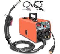 Soldador portátil 160A IGBT Inverter - Máquina de soldadura MMA sin gas con pantalla digital para uso doméstico y reparación profesional de metales