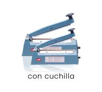 Soldadora de bolsas con cuchillas ancho 210 mm 380 W 2,7 Kilos