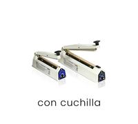 Soldadora de bolsas con cuchillas ancho 310 mm 390 W 4,1 Kilos