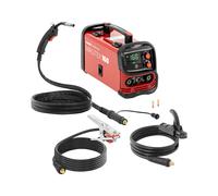 Stamos Germany MAGITEX 160 Soldadora de hilo tubular - 130 A - ciclo de trabajo: 60% - TIG Liftarc - MMA Soldador de hilo tubular Soldadora de hilo fundente Soldador MIG sin gas