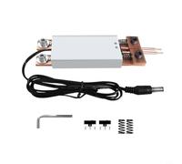 Soldadora de puntos de mano con varilla de cobre para una rápida disipación del calor, doble resorte para disparo independiente, cabezales de bola concéntricos, CC 4-12 V ≥800 A, para suministro de