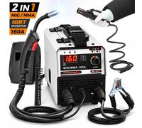 Soldadora MIG MMA 2 en 1, 220V, Inversor IGBT, Máquina de Soldadura Multiusos, Gas/Sin Gas, Hilo Tubular, 20-120A, Herramientas DIY, Alimentación de Hilo Integrada MMA-200