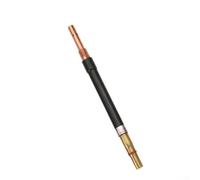 Soldadora recta tubo adaptador varilla de conexión para MIG 350A/500A | Latón de alta calidad, resistente al calor, apto para máquinas de soldadura de 350 A/500 A, fácil montaje