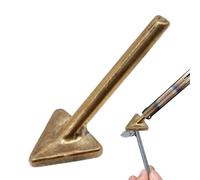 Soldering Tips - Triangle Copper Welder Parts, Iron Replacement, Triangle Coppers Welder Parts - Transferencia de calor de superficie plana, 5,5 cm de longitud, cobre resistente a impactos, metal