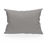 Soleil d'Ocre 554825 Funda de Almohada Américaine Algodón 57 Hilos Gris ratón 75 x 50 cm