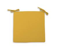 Soleil d'ocre, Alix Cojín de Silla impermeabilizado Exterior Poliéster Amarillo 40x40x5 cm