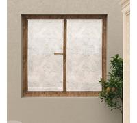 Soleil d'ocre Celia, Par de visillos, 60 x 120 cm, Caqui