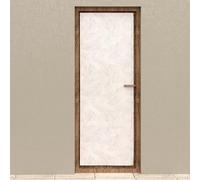 Soleil d'ocre Celia, Visillo para Ventana Francesa, 70 x 200 cm, Gris Topo