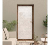 Soleil d'ocre Celia, Visillo para Ventana Francesa, 90 x 200 cm, Gris Topo