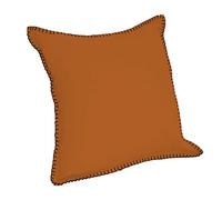 Soleil d'ocre, Cojín de algodón lavado 40x40 cm SPIRIT bronze