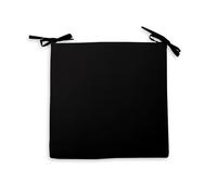Soleil d'ocre Alix Cojin Silla 40X40X3 cm, Negro