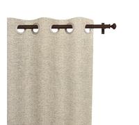 Soleil d'ocre, Cortina Aislante y Opaca con Ojales, 135 x 250 cm, Arthur Beige