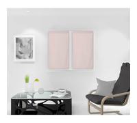Soleil d'ocre, Dolly Par de visillos, 45x90 cm, Rosa