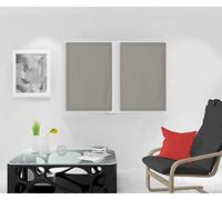 Soleil d'ocre, Dolly Par de visillos, 70x90 cm, Crudo