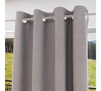 Soleil d'ocre, Eclipse Cortina 100% Opaco, PVC, Gris, 135x180 cm