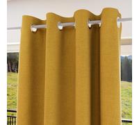 Soleil d'ocre, Eclipse Cortina 100% Opaco, PVC, Mostaza, 135x250 cm