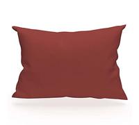 Soleil d'ocre, Funda de Almohada, Algodón 57 Hilos, Ladrillo, 50 x 70 cm