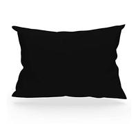 Soleil d'ocre, Funda de Almohada, Algodón 57 Hilos, Negro, 50 x 70 cm