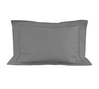 Soleil d'ocre, Funda de Almohada en Algodón 50 x 75 cm Percal Gris