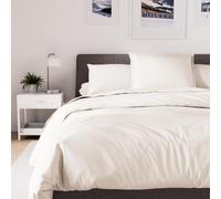 Soleil d'ocre, Funda para edredón en polialgodón 280 x 240 cm Percale Lino, Ideal para Alquiler vacacional y hostelería