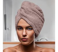 Soleil d'ocre Lagune, Toalla de baño de algodón para la Cabeza, 24 x 62 cm, Rosa Antiguo