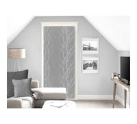 Soleil d'ocre Visillo para Ventana Liane, Gris, 90 x 200 cm