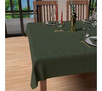 Soleil d'ocre Luxury, Mantel Cuadrado Antimanchas, 180 x 180 cm, Verde