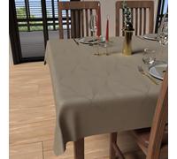 Soleil d'ocre, Luxury Mantel Rectangular Antimanchas 150x250 cm, Poliéster, Champán