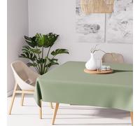 Soleil d'ocre Mantel Antimanchas Alix Cuadrado, Verde (Kaki), 140 x 140 cm