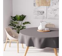 Soleil d'ocre Mantel Antimanchas Alix Redondo, Gris, Diametre 180 cm